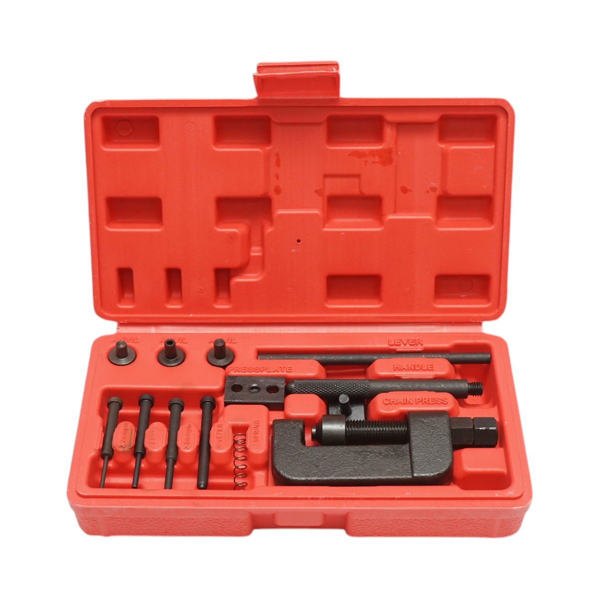 Kit di rimozione, rivettatura e pressatura della catena di distribuzione della trasmissione da 12 pezzi Breckner Germany