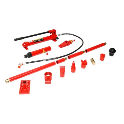 Kit di riparazione carrozzeria auto da 10 t Martinetto Idraulico Kit di Strumenti di Riparazione carrozzeria - immagine 6
