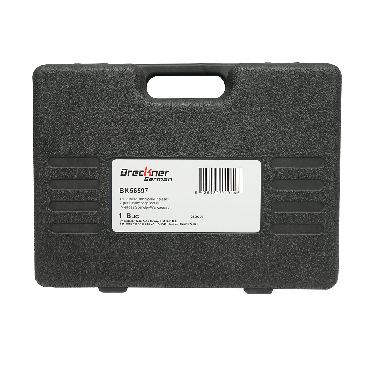 Kit di riparazione carrozzeria da 7 pezzi con martelli e incudini Breckner Germany - immagine 6