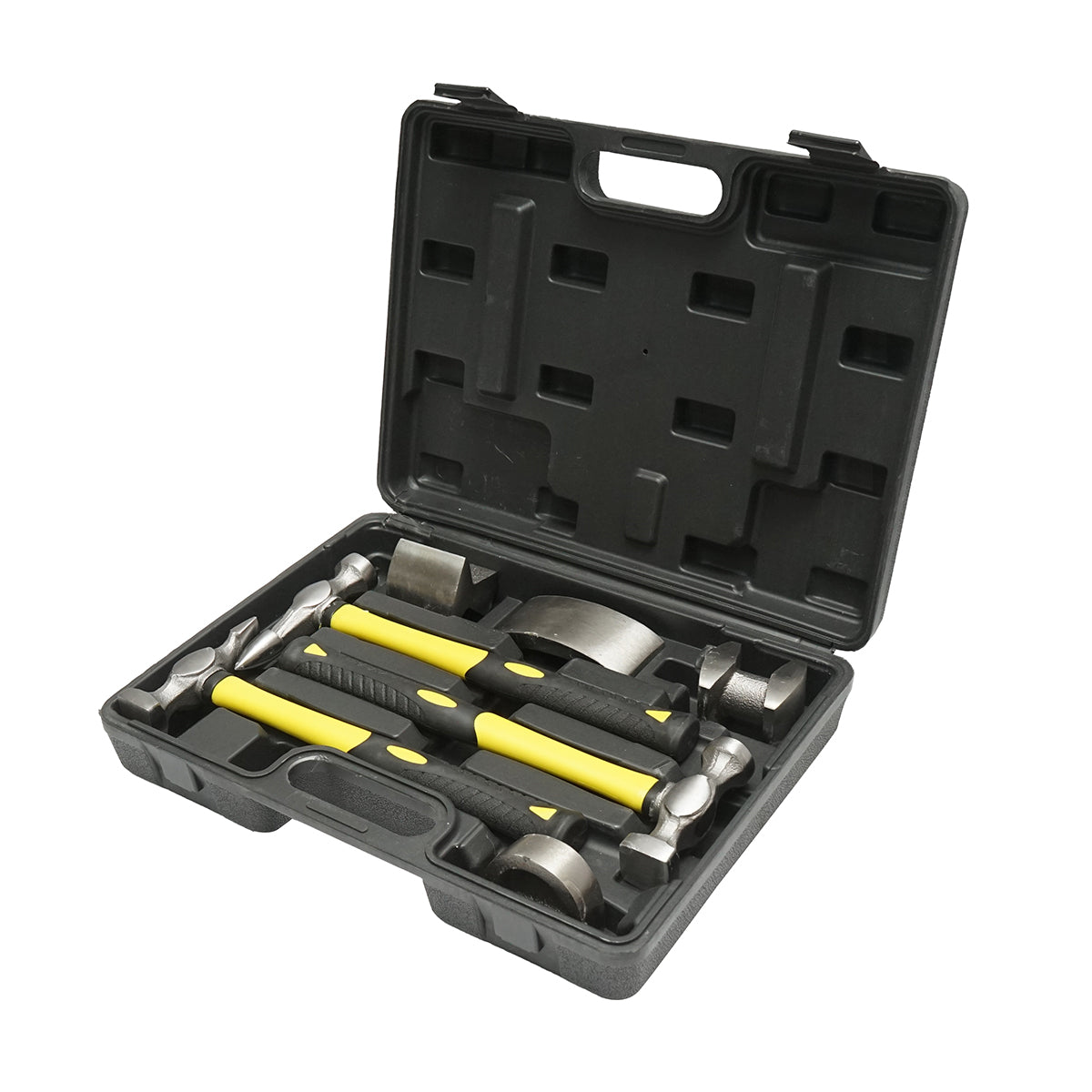 Kit di riparazione carrozzeria da 7 pezzi con martelli e incudini Breckner Germany - immagine 2