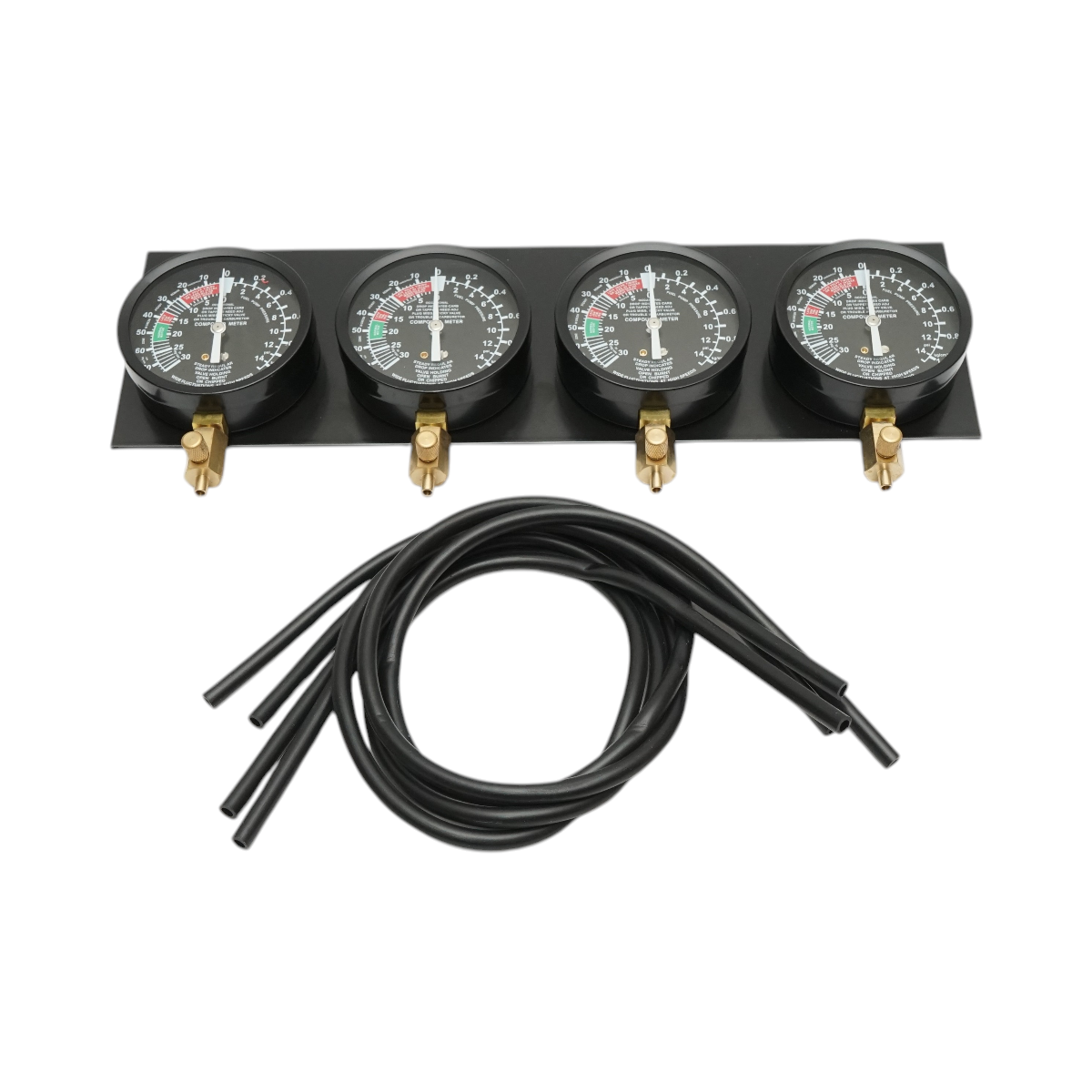 Kit fasatura iniezione, carburatori con 4 manometri e adattatori 36 pezzi - immagine 5