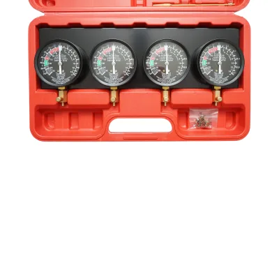 Kit fasatura iniezione, carburatori con 4 manometri e adattatori 36 pezzi - immagine 4