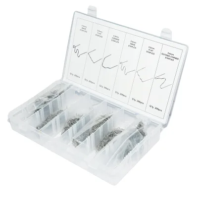 Kit graffette per pistola colla plastica 1200 pezzi - immagine 2
