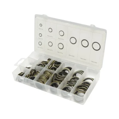 Kit guarnizioni metalliche con gomma M6-M24 150 pezzi - immagine 4