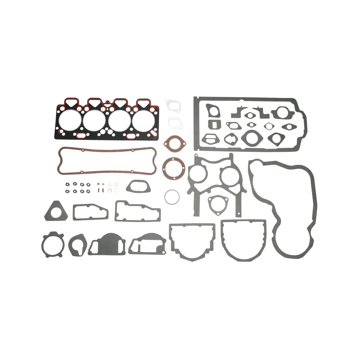Kit guarnizioni motore completo (superiori e inferiori) per Massey Ferguson, Perkins, Landini – codici OEM: U5LB0016, U5LT0015, 82885, 85007, 85781, 85795, 86979, 3637600M91, 4224186M91