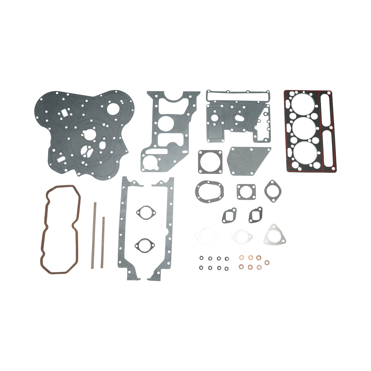 Kit guarnizioni motore superiore e inferiore per Massey Ferguson, Landini, Perkins, codici OEM 4222480M91, 4222815M91, 4223923M91, 4223923Z91, 748008M91, 82886, 4223491M91, 4223817M91, 4223832M91, 4223911M91