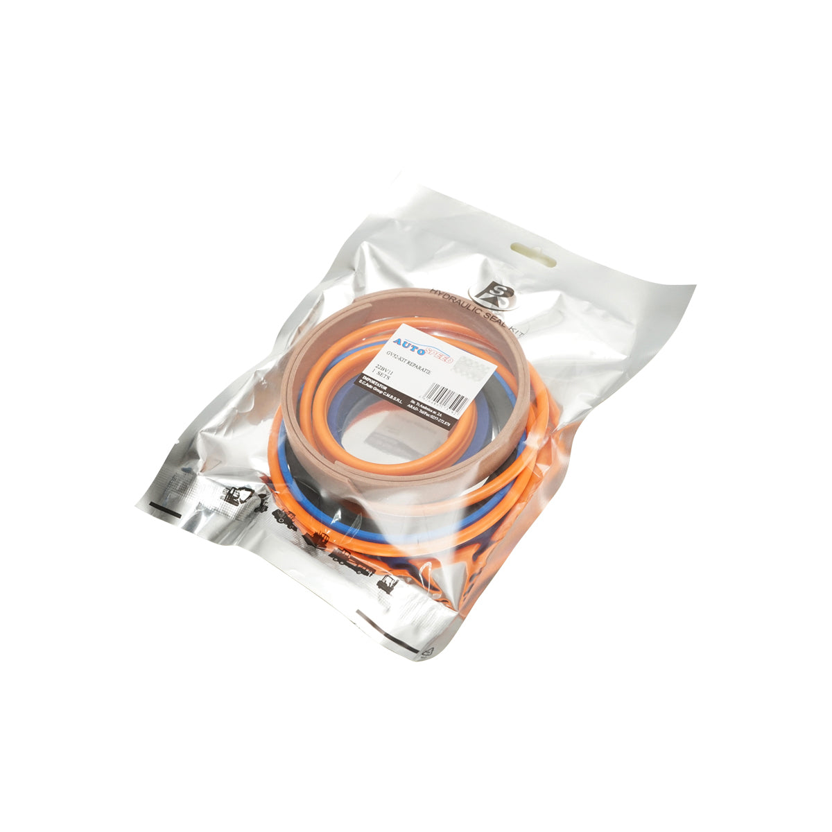 Kit guarnizioni per riparazione cilindro idraulico, corpo fi 110 mm e stelo fi 60 mm per JCB 3CX, 4CX OEM 991-00110 - immagine 2