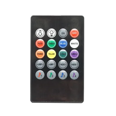 Kit illuminazione ambientale interno auto LED RGB 12V/6A con telecomando - immagine 6
