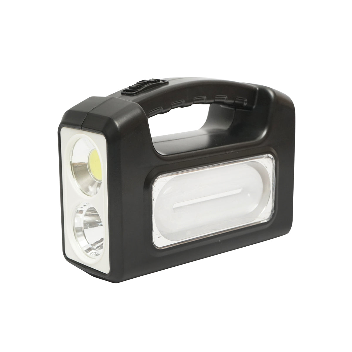 Kit illuminazione LED portatile con 3 lampadine/proiettore, pannello solare e batteria 6V, 4,5 Ah per pesca in campeggio GD-7COB - immagine 4