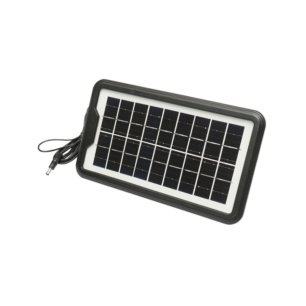Kit illuminazione LED portatile con 3 lampadine/proiettore, pannello solare e batteria da 6V, 4,5Ah per pesca in campeggio GD-12 - immagine 6