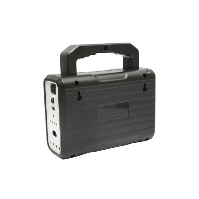 Kit illuminazione LED portatile con 3 lampadine/proiettore, pannello solare, radio FM, MP3 e batteria da 4500 mAh per pesca da campeggio GD-8028COB - immagine 6