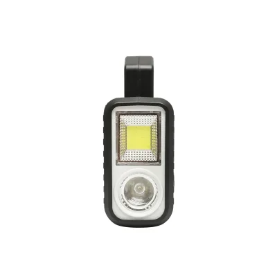 Kit illuminazione LED portatile con 3 lampadine/proiettore, pannello solare, radio FM, MP3 e batteria da 4500 mAh per pesca da campeggio GD-8028COB - immagine 3