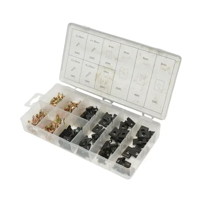 Kit morsetti metallici a U con viti 170 pezzi - immagine 4