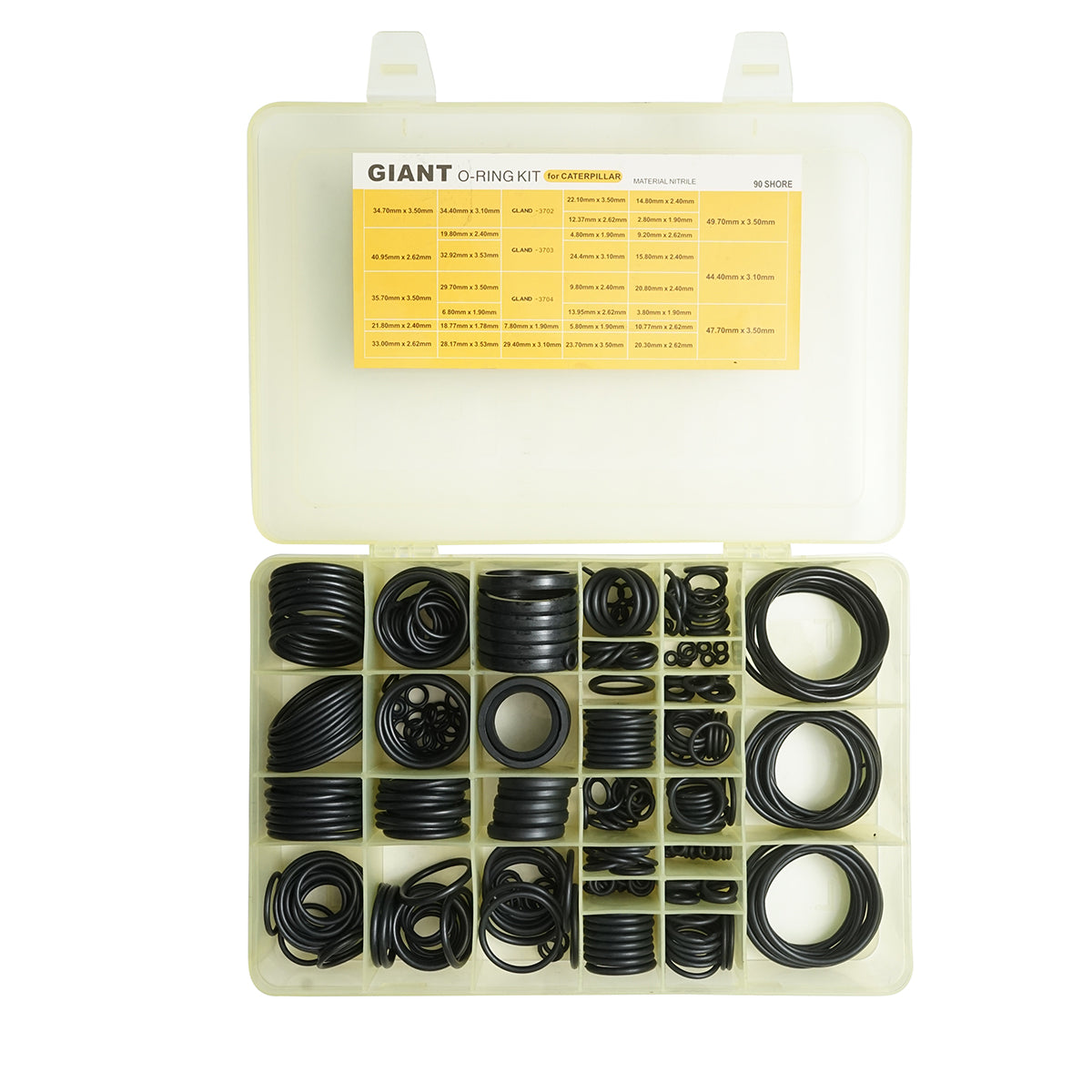 Kit O-ring Caterpillar in NBR 90 Shore 396 pezzi - immagine 2