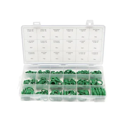 Kit O-ring da 420 pezzi, colore verde. - immagine 2