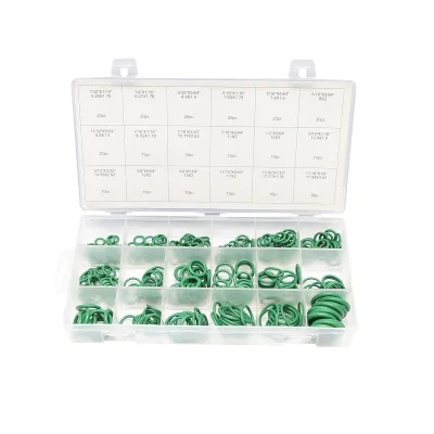 Kit O-ring per climatizzazione da 270 pezzi, colore verde. - immagine 2