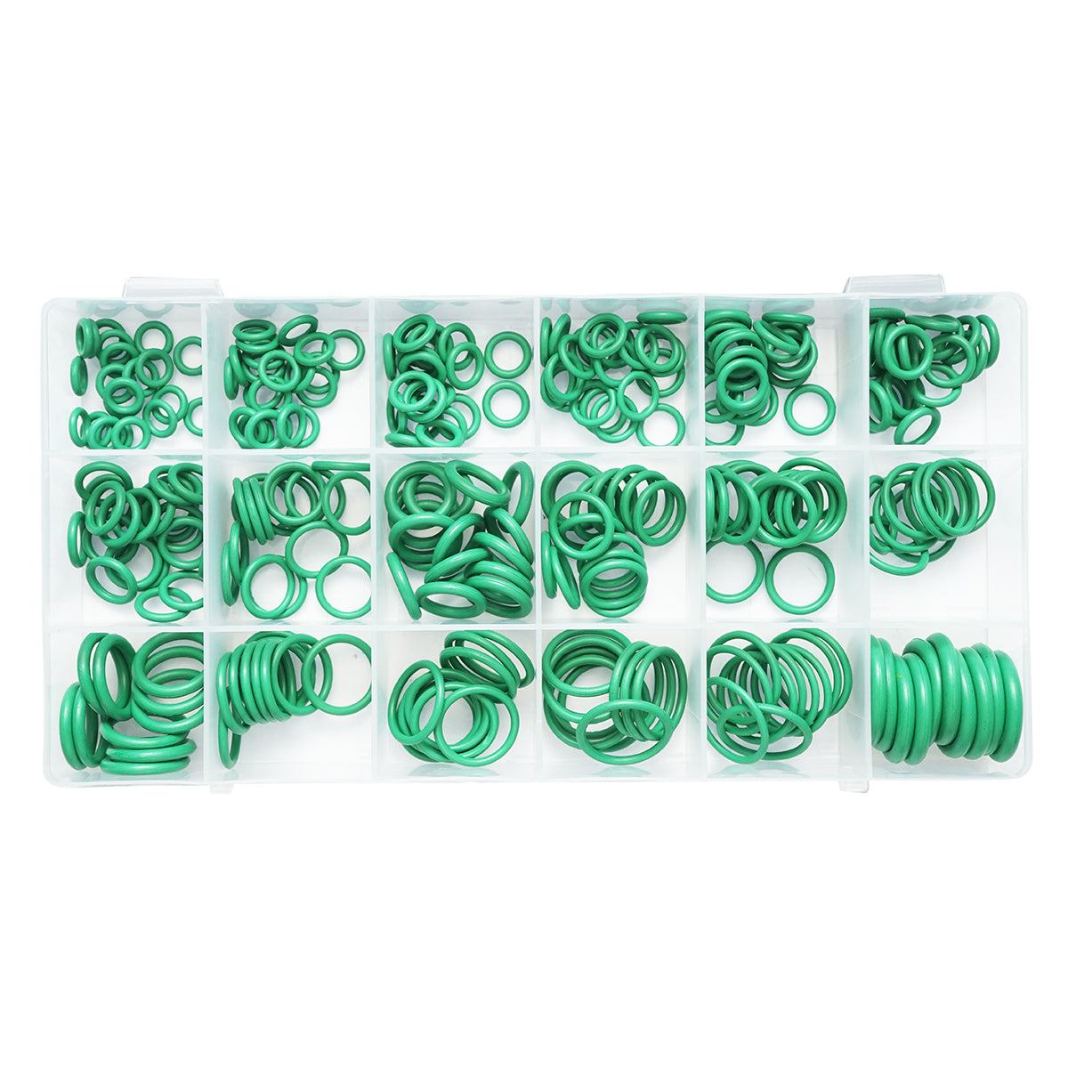 Kit O-ring verde da 270 pezzi per sistema di aria condizionata - immagine 2