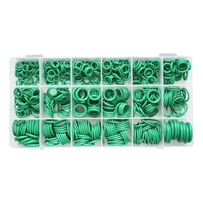 Kit O-ring verde da 530 pezzi per sistema di aria condizionata. - immagine 2