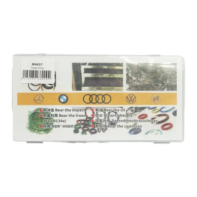 Kit O-ring viola da 225 pezzi per sistema di aria condizionata R12, R134a - immagine 4