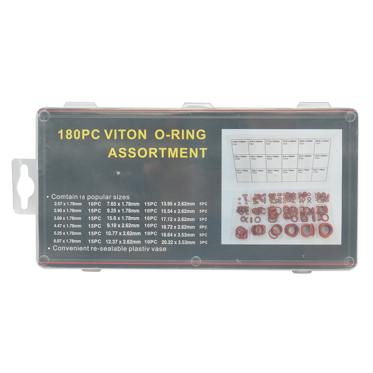 Kit O-ring Viton 180 pezzi - immagine 3