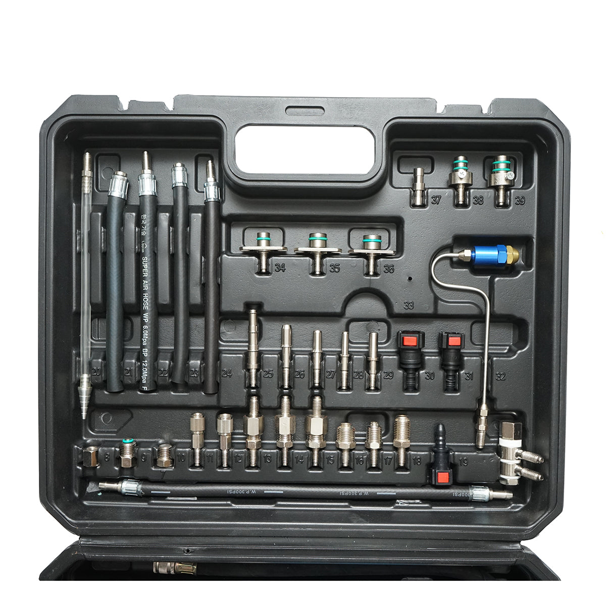Kit per la pulizia degli iniettori di carburante di aspirazione 39 pezzi Breckner Germany - immagine 4
