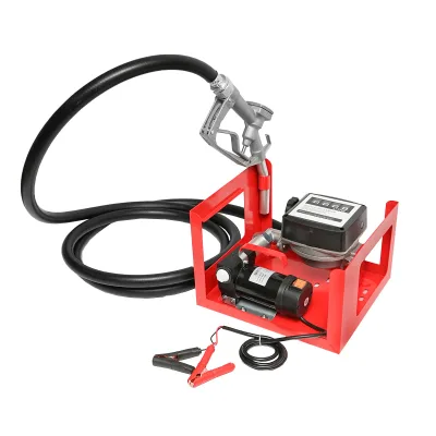 Kit pompa di trasferimento diesel da 12 V, portata 40 l/min con misuratore, tubo di aspirazione da 1,5 m, tubo di trasferimento da 4 m e pistola Breckner Germany - immagine 2
