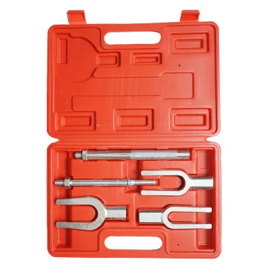 Kit pressa con forcelle di estrazione per perni, giunti sferici, teste tiranti universali 5 pezzi - immagine 2