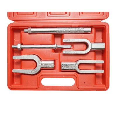 Kit pressa con forcelle di estrazione per perni, giunti sferici, teste tiranti universali 5 pezzi - immagine 3