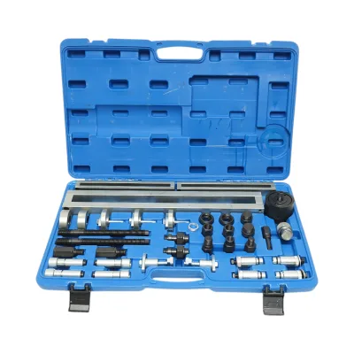 Kit pressa estrattore iniettori diesel con cilindro idraulico 10T professionale 38 pezzi Breckner Germany