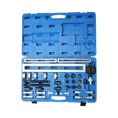 Kit pressa estrattore iniettori diesel con cilindro idraulico 10T professionale 38 pezzi Breckner Germany - immagine 2