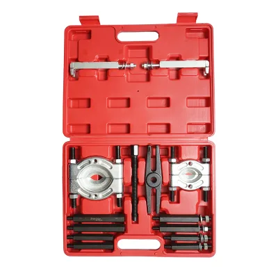 Kit pressa idraulica per estrazione cuscinetti e pulegge 14 pezzi Breckner Germany - immagine 3