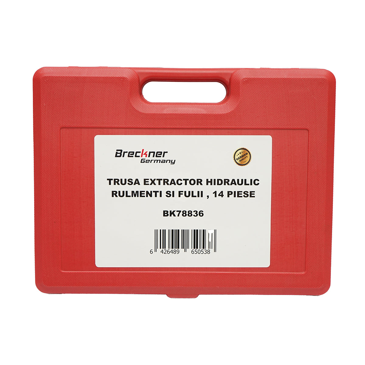 Kit pressa idraulica per estrazione cuscinetti e pulegge 14 pezzi Breckner Germany - immagine 2