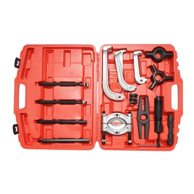 Kit pressa per estrazione cuscinetti e pulegge con 3 bracci, pistone idraulico da 10 tonnellate Breckner Germany - immagine 3