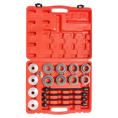 Kit presse per estrazione, installazione e rimozione boccole e cuscinetti 28 pezzi - immagine 3