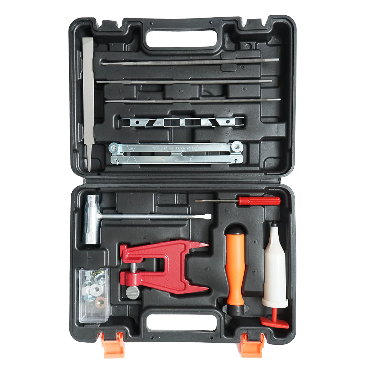 Kit professionale per affilare la catena della motosega 12 pezzi - immagine 3