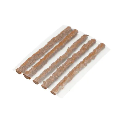Kit professionale per la riparazione di pneumatici tubeless con vulcanizzazione a freddo, completo di cordoncini e adesivo. - immagine 5