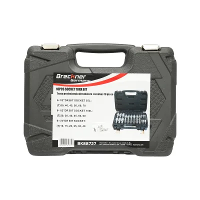 Kit punte torx professionali 18 pezzi Breckner Germany - immagine 2