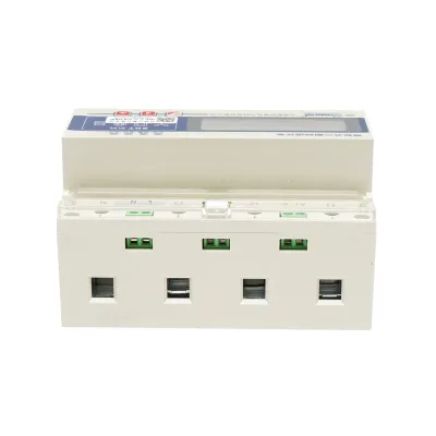 Kit relè contatore intelligente trifase 3x400-690V/50Hz, 6400imp/Kwh con fusibile digitale 200A/5A 35 mm - immagine 5