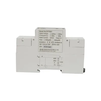 Kit relè di potenza per contatore intelligente DFUN DFPM91, monofase 220 V, 63 A con fusibile digitale, trasformatore Split Core 600 V, 50-60 Hz - immagine 4
