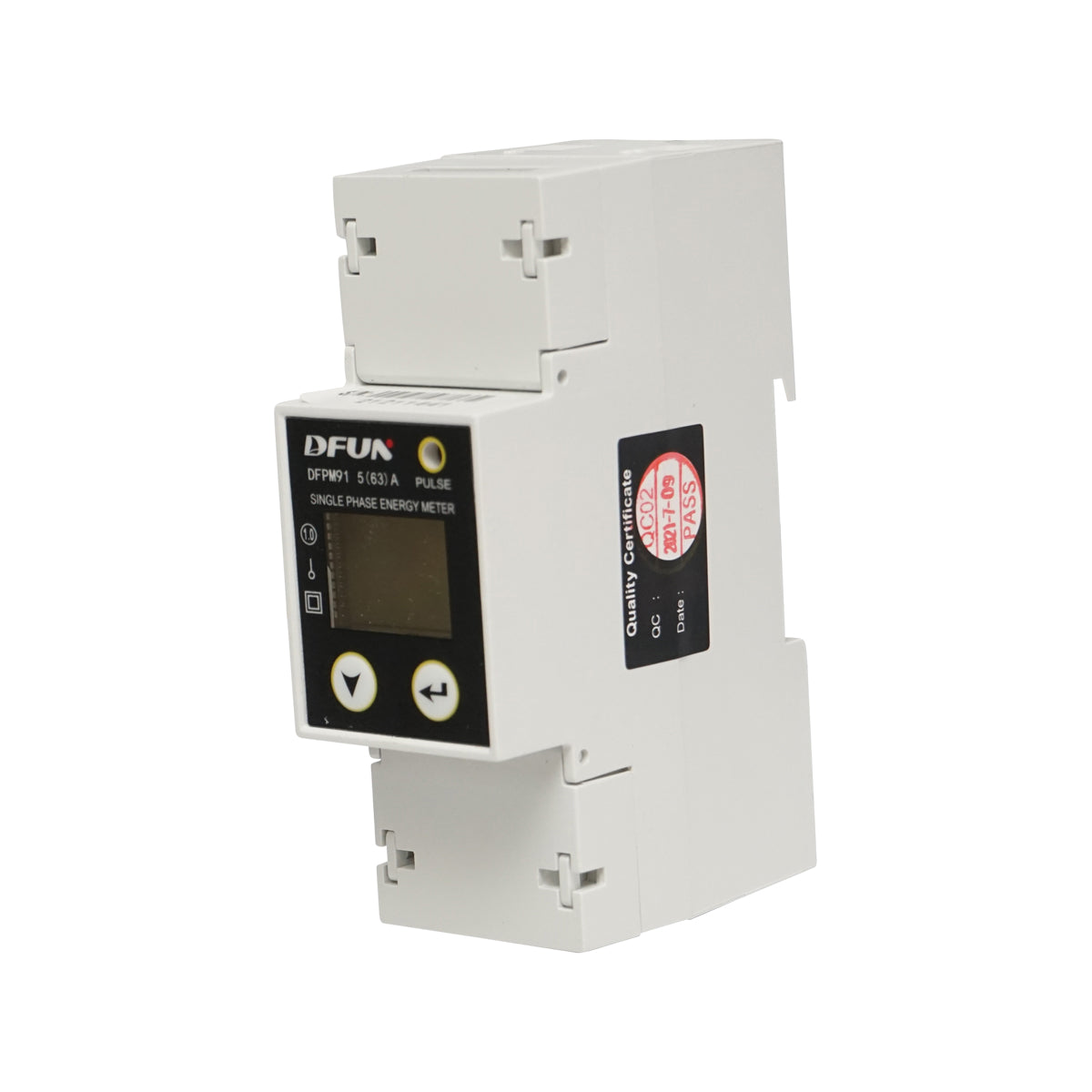Kit relè di potenza per contatore intelligente DFUN DFPM91, monofase 220 V, 63 A con fusibile digitale, trasformatore Split Core 600 V, 50-60 Hz - immagine 3