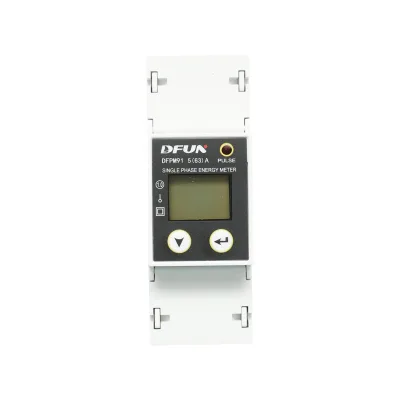 Kit relè di potenza per contatore intelligente DFUN DFPM91, monofase 220 V, 63 A con fusibile digitale, trasformatore Split Core 600 V, 50-60 Hz - immagine 2