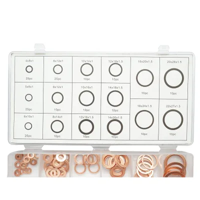 Kit rondelle in rame 4-22mm 220 pezzi - immagine 4