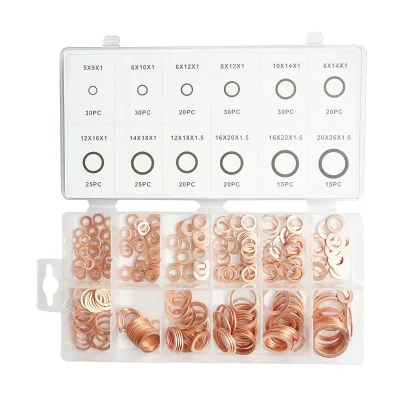 Kit rondelle in rame 5-20mm 280 pezzi - immagine 2