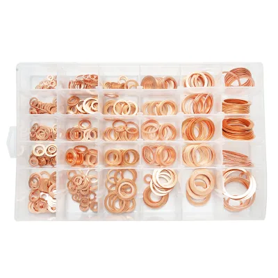 Kit rondelle in rame 580 pezzi (fi4x8 --- fi30x36) - immagine 3