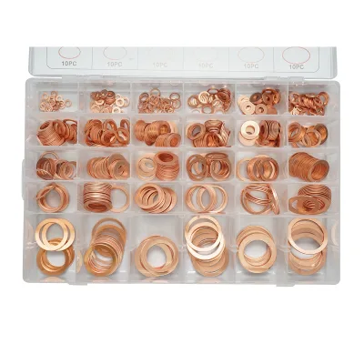 Kit rondelle in rame Ø 3,5-30mm 580 pezzi - immagine 3