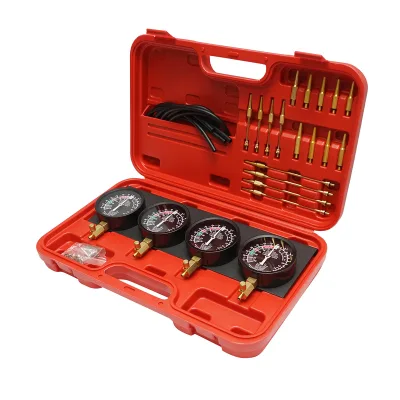 Kit sincronizzazione carburatore e iniezione, 4 manometri con adattatori Breckner Germany - immagine 2