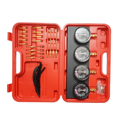 Kit sincronizzazione carburatore e iniezione, 4 manometri con adattatori Breckner Germany - immagine 3