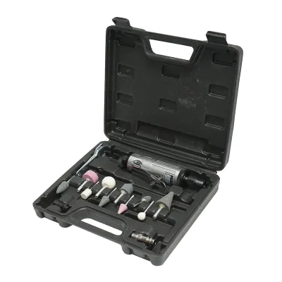 Kit smerigliatrice pneumatica diritta, 25000 giri/min, pressione 6,3 bar, 16 pezzi Breckner Germany - immagine 2