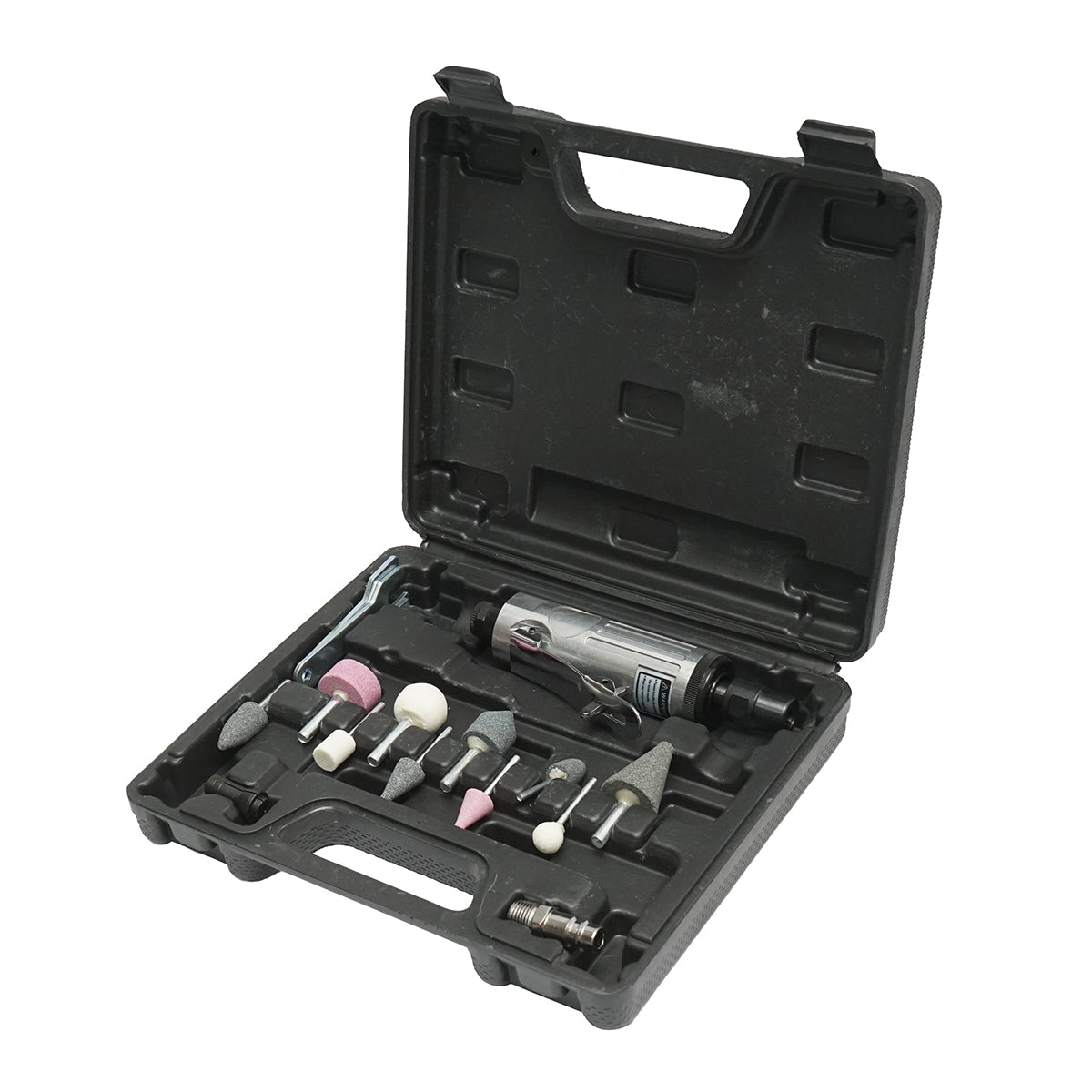 Kit smerigliatrice pneumatica diritta, 25000 giri/min, pressione 6,3 bar, 16 pezzi Breckner Germany - immagine 2