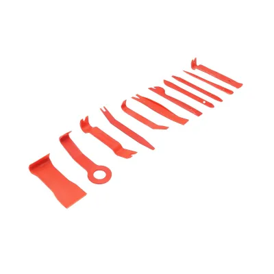 Kit smontaggio 11 pezzi Plastiche Auto Set di attrezzi per la rimozione di Rivestimenti Interni dell'auto Kit 11 Utensili di Smontaggio clip - immagine 3